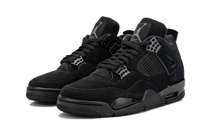 all black cat jordan 4